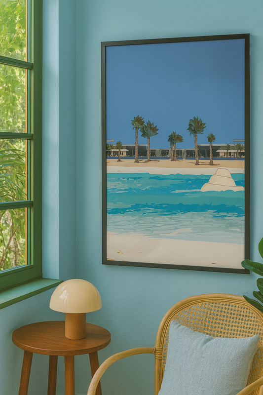Lagoon Summer Print