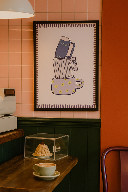 Coffee on Coffee Print