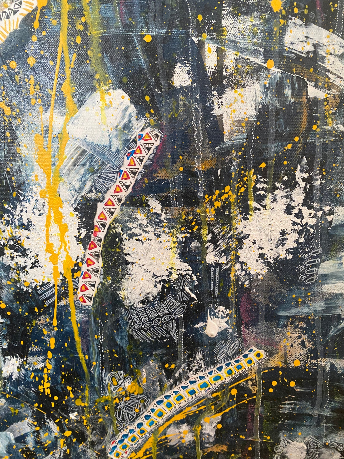 Light Pours Through Painting