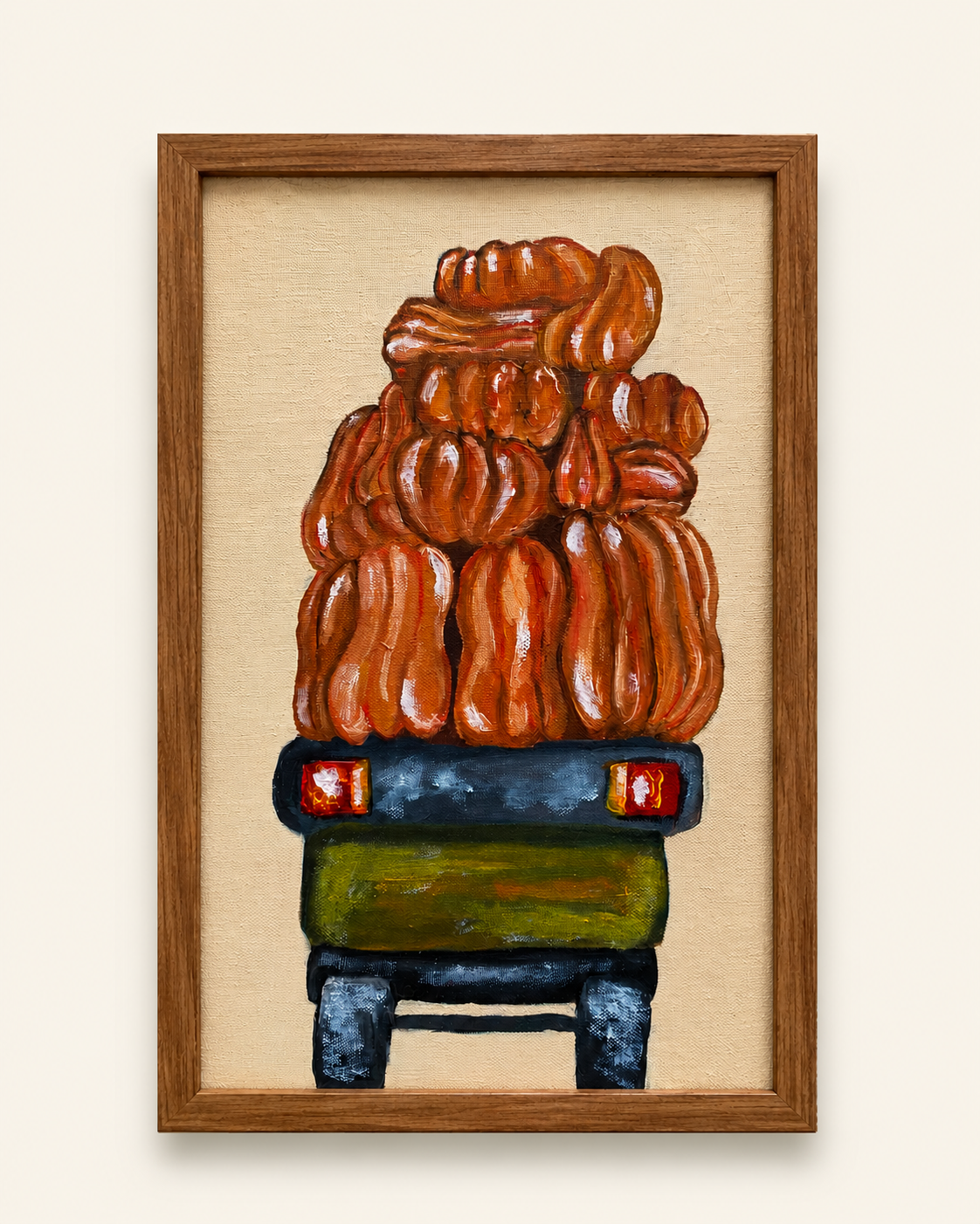Pumpkin Cart Painting