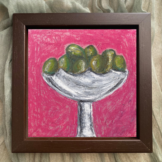 Pop Olive Martini Painting