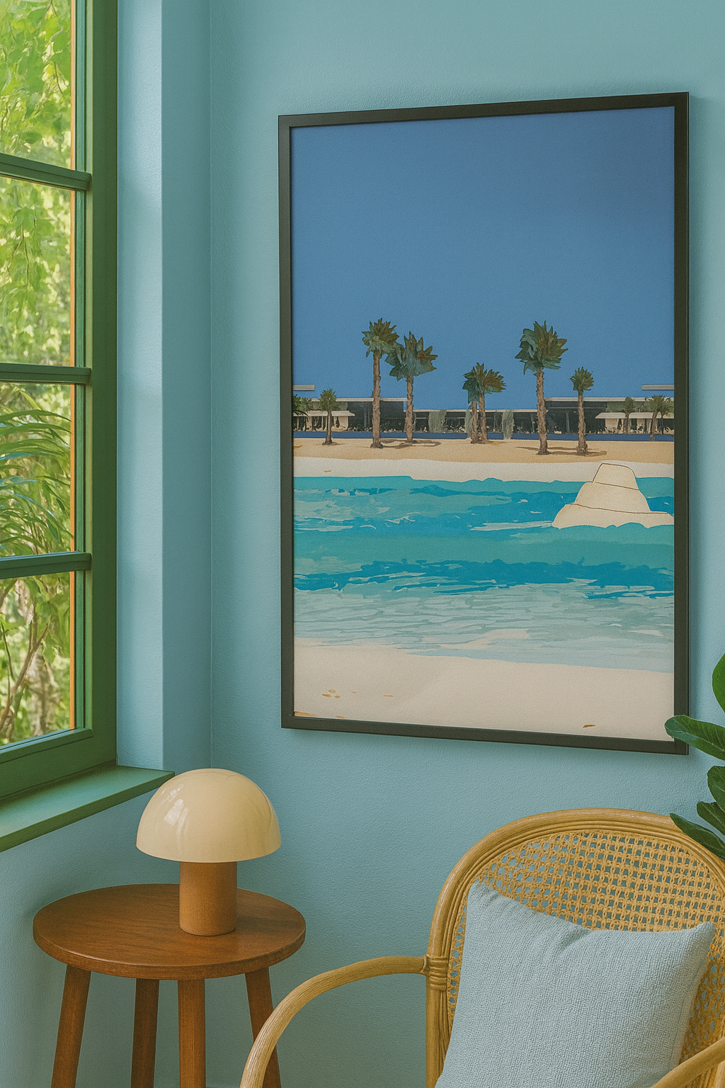 Lagoon Summer Print
