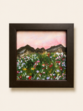 Floral Mountains Painting