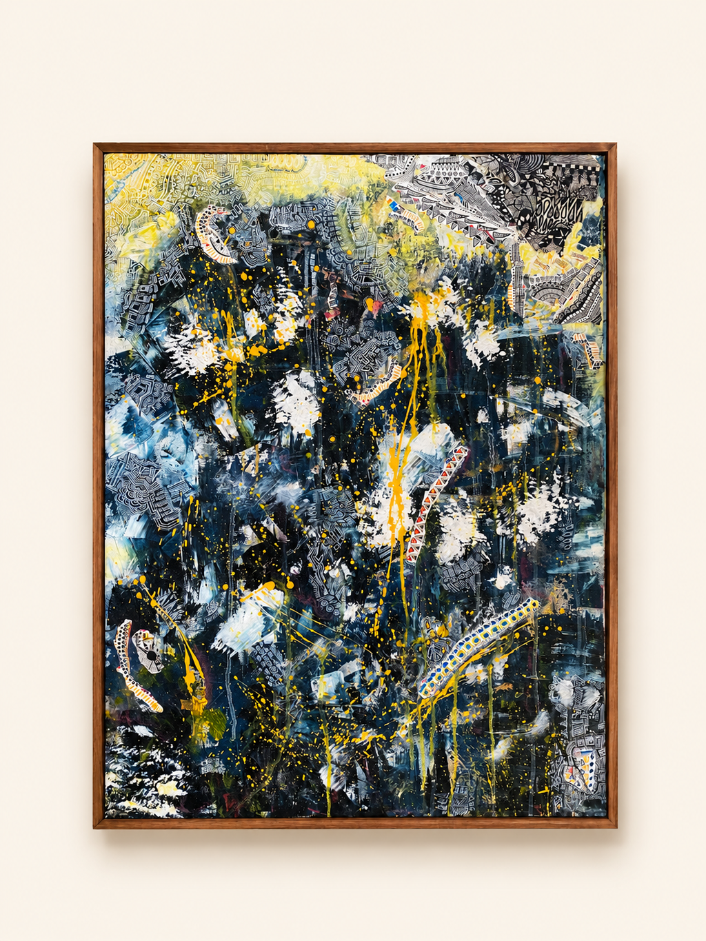 Light Pours Through Painting