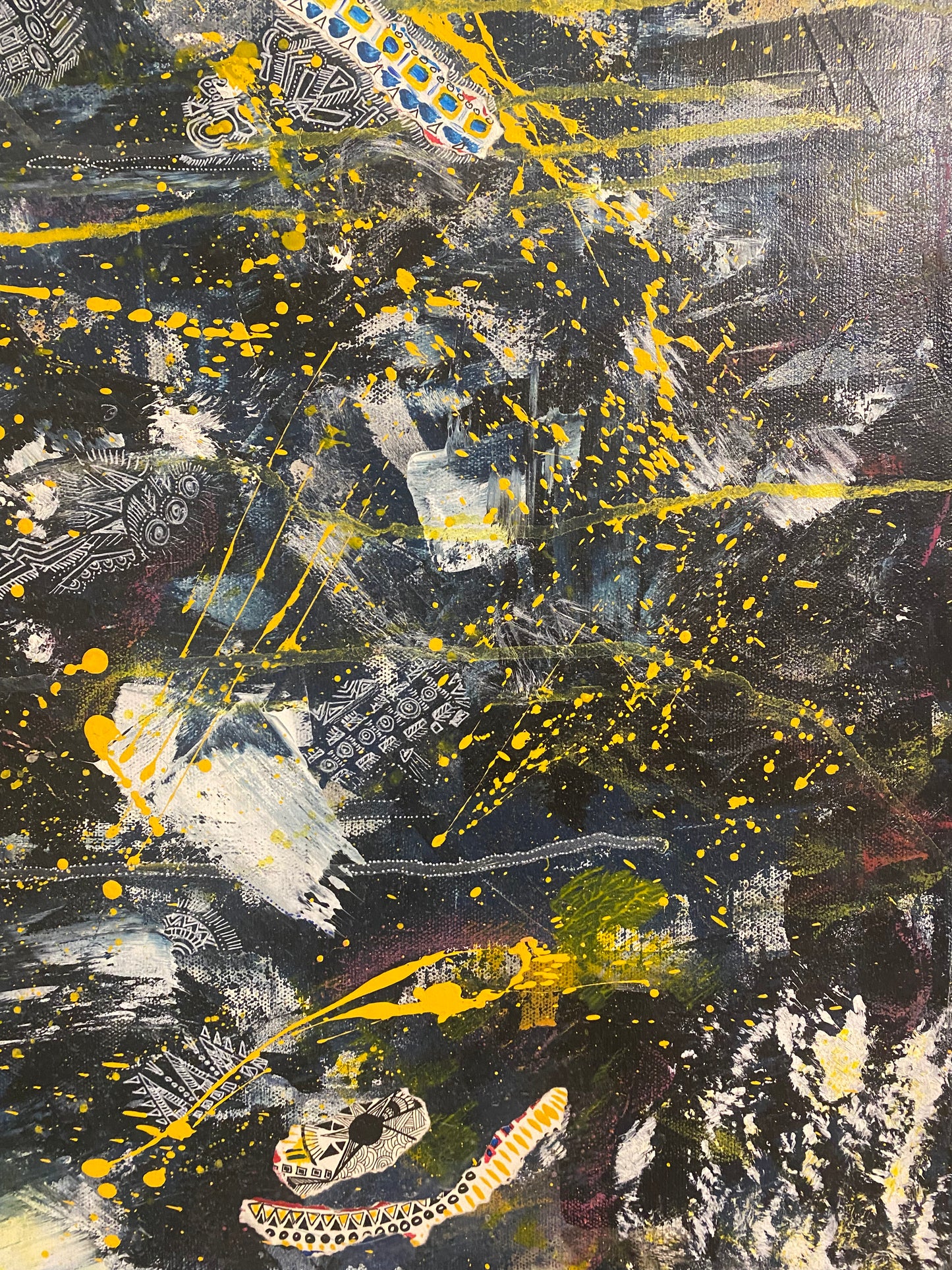 Light Pours Through Painting