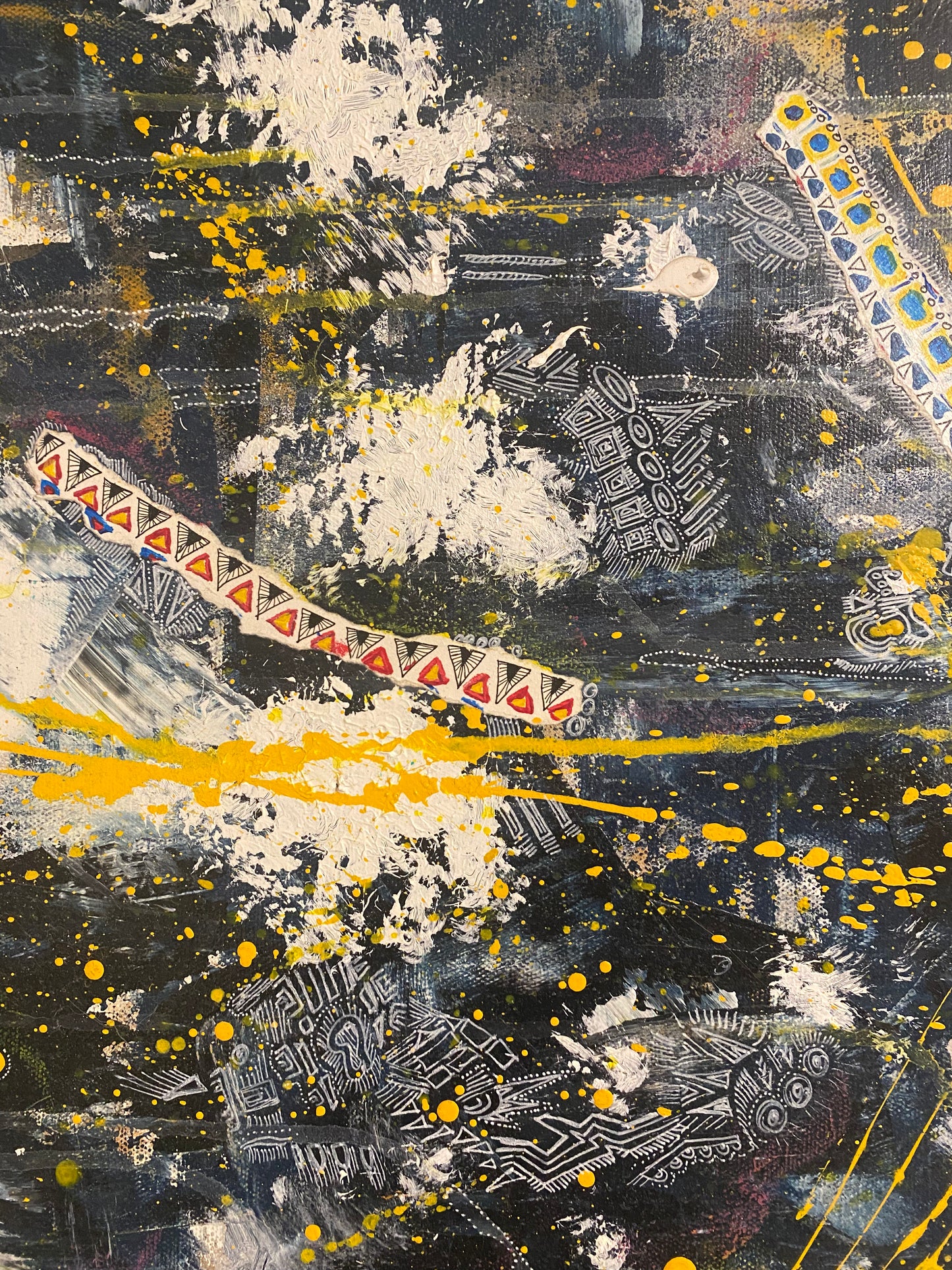 Light Pours Through Painting