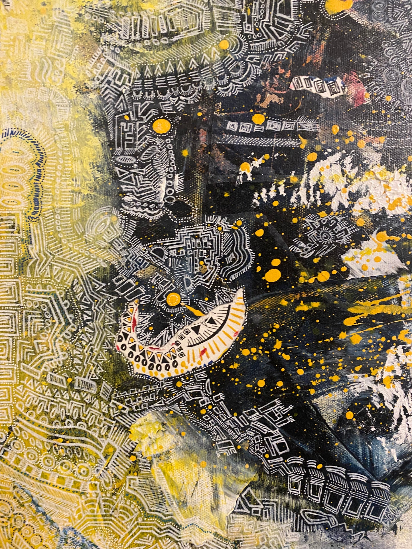 Light Pours Through Painting