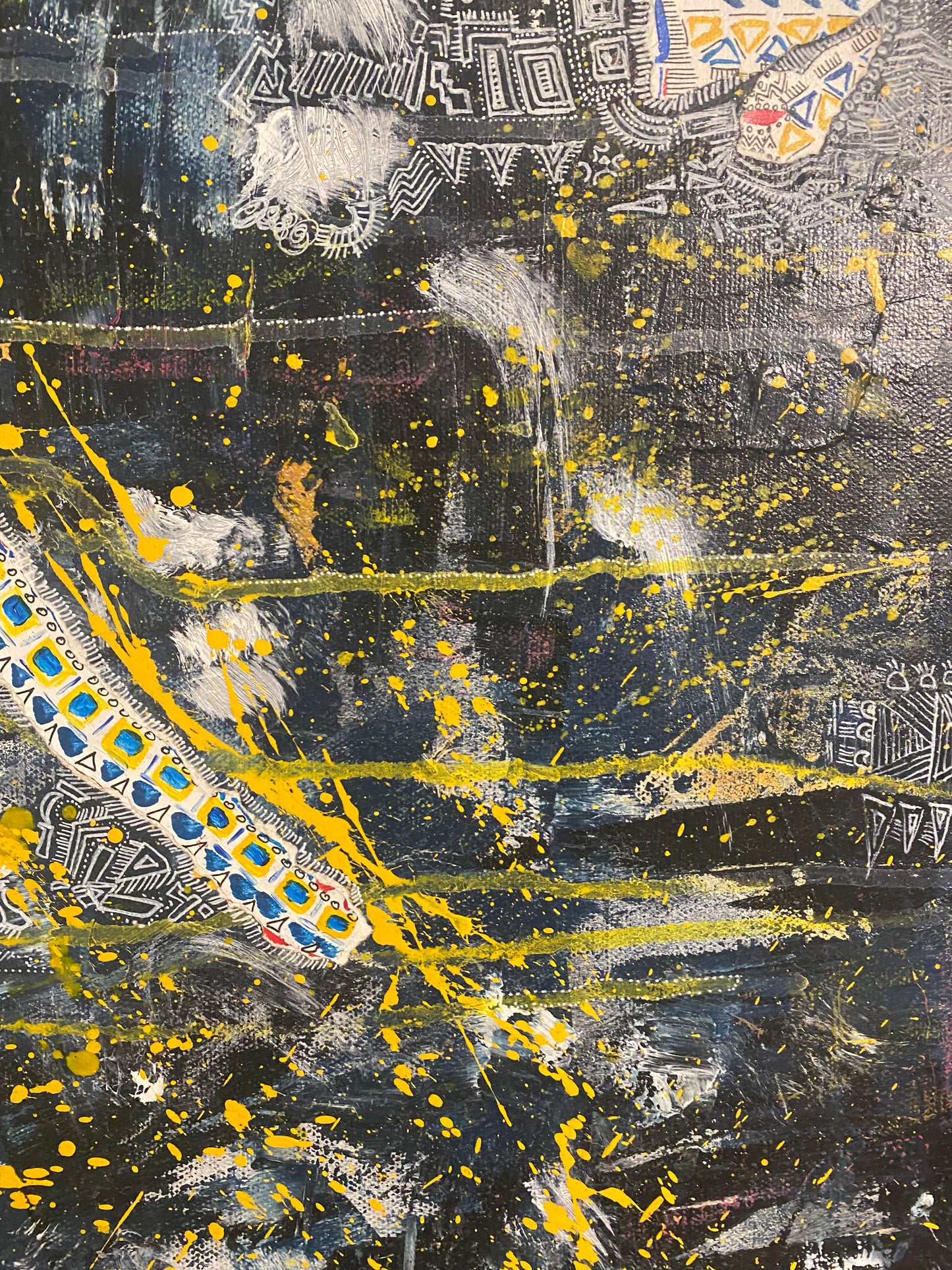 Light Pours Through Painting