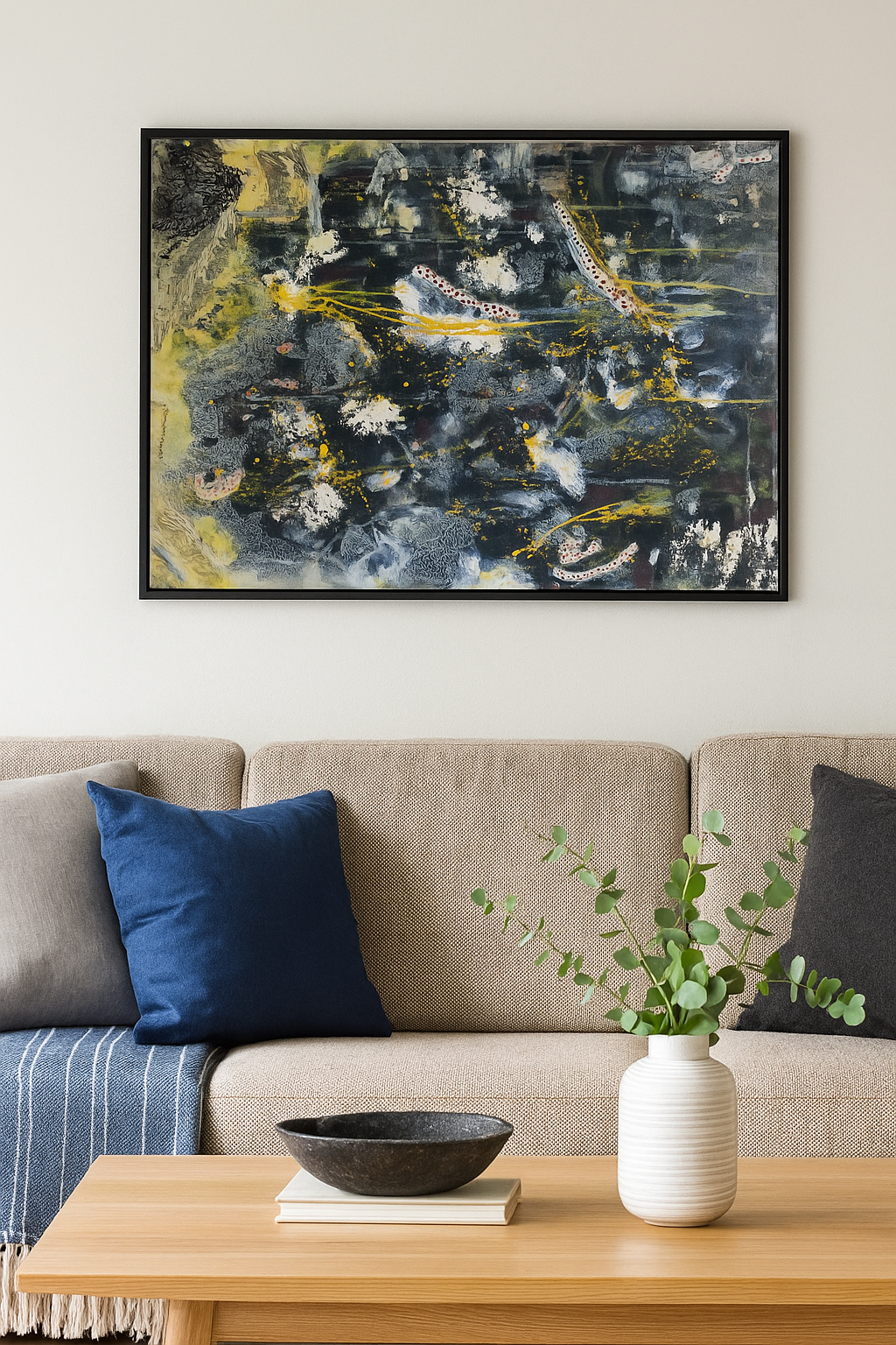 Light Pours Through Painting