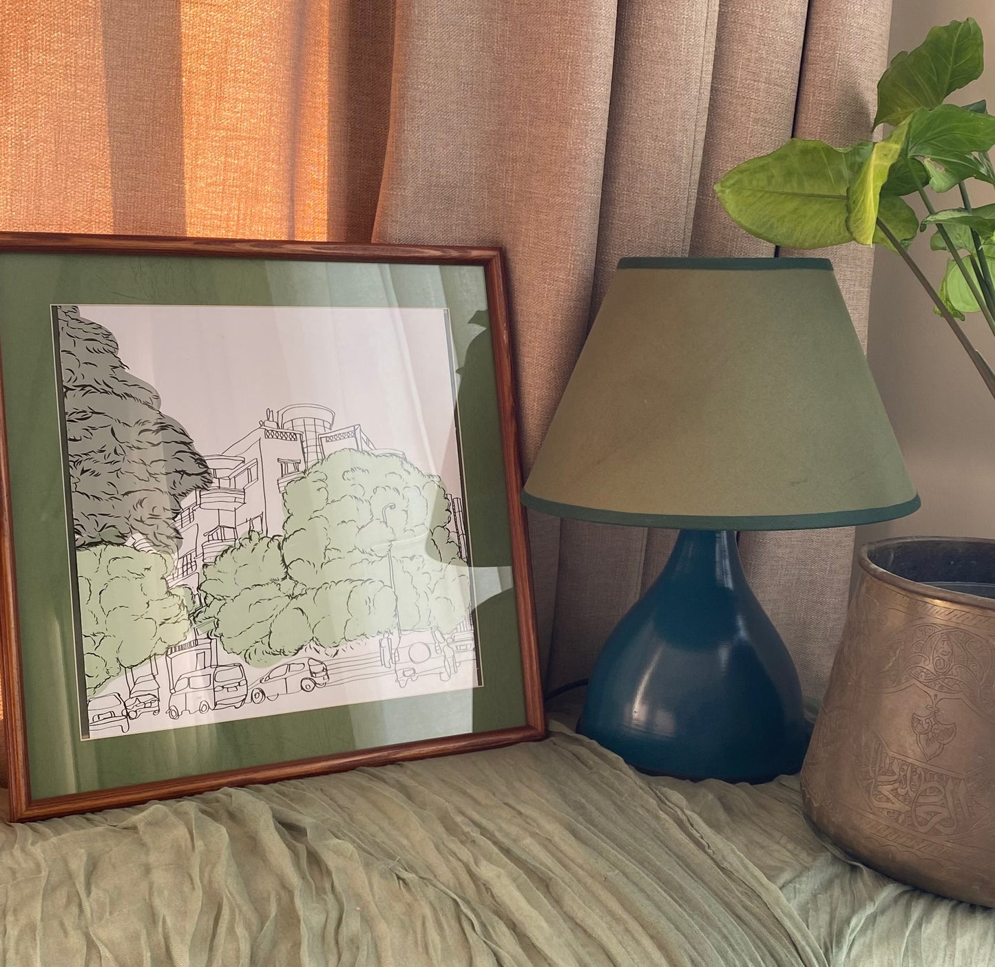 Parked in Zamalek Print