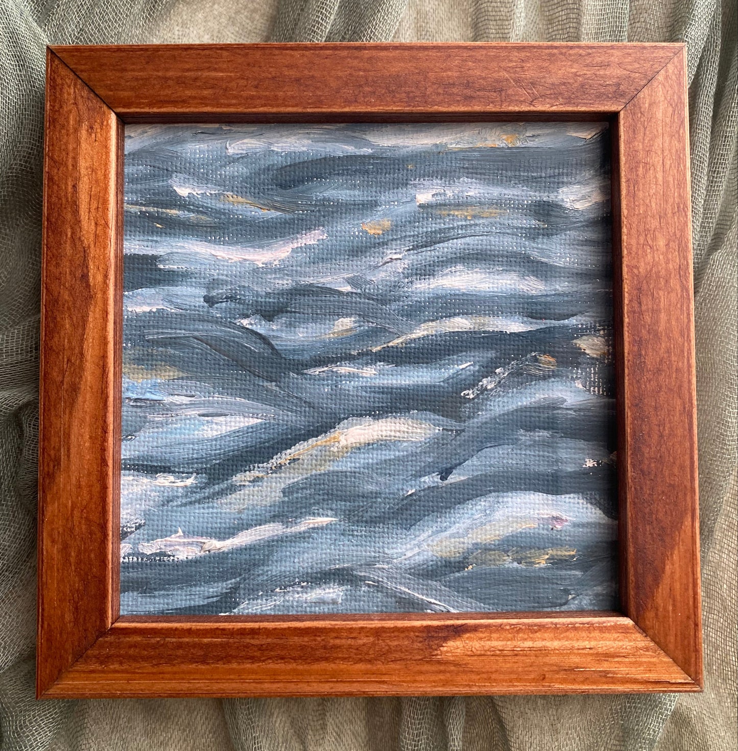 Flowing Waves Painting