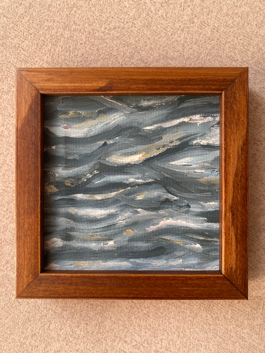 Flowing Waves Painting
