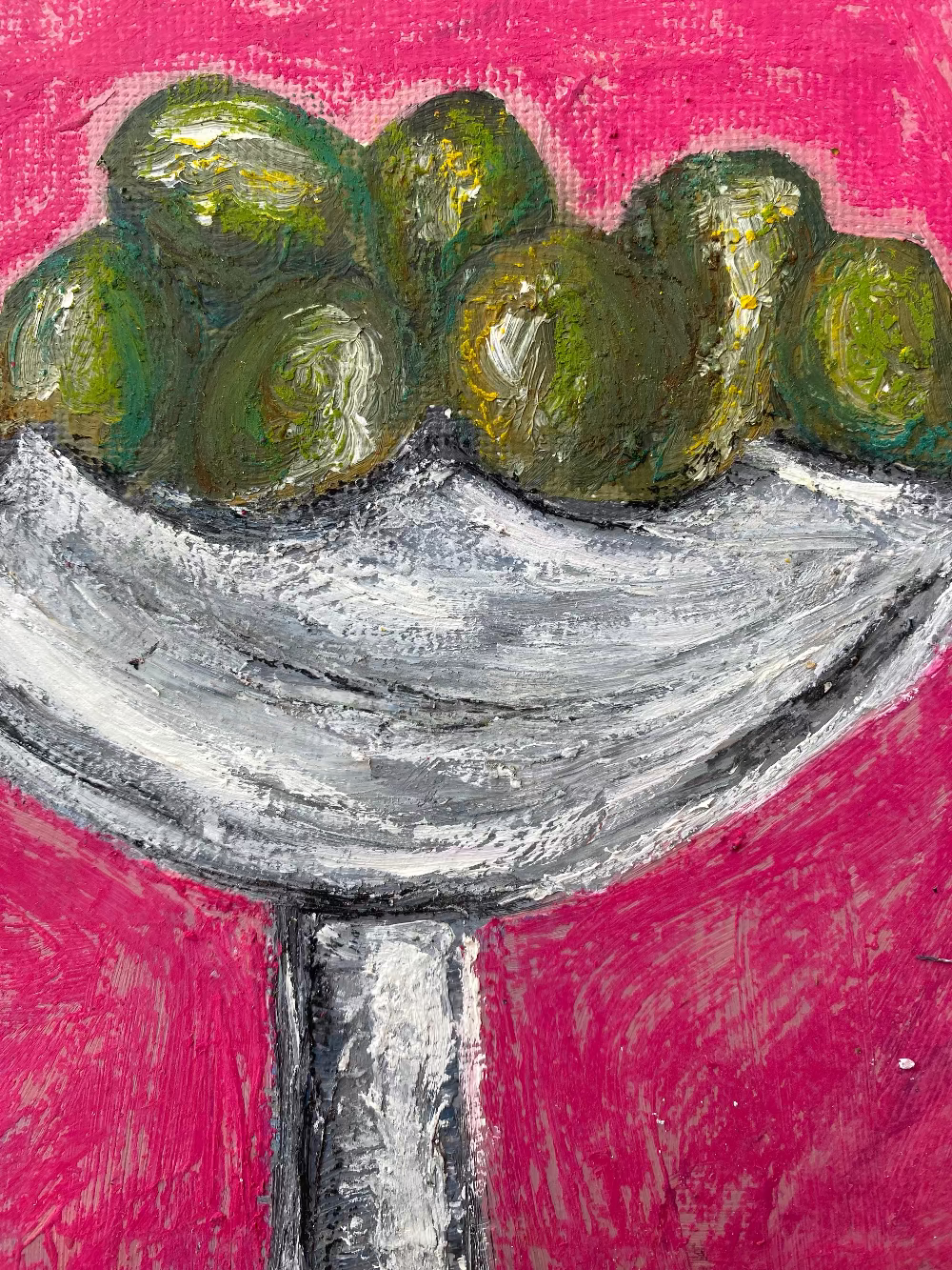 Pop Olive Martini Painting