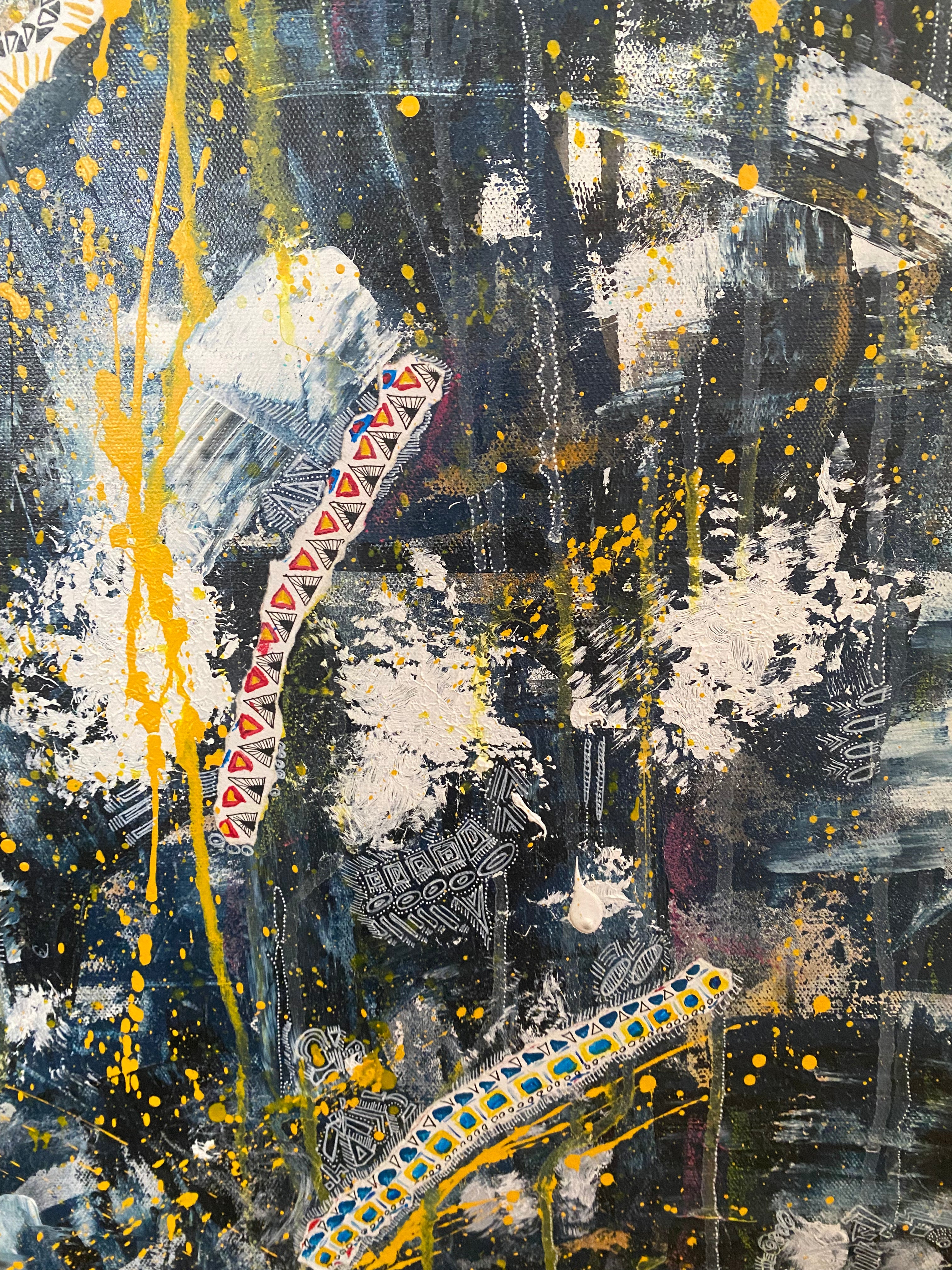 Light Pours Through Painting