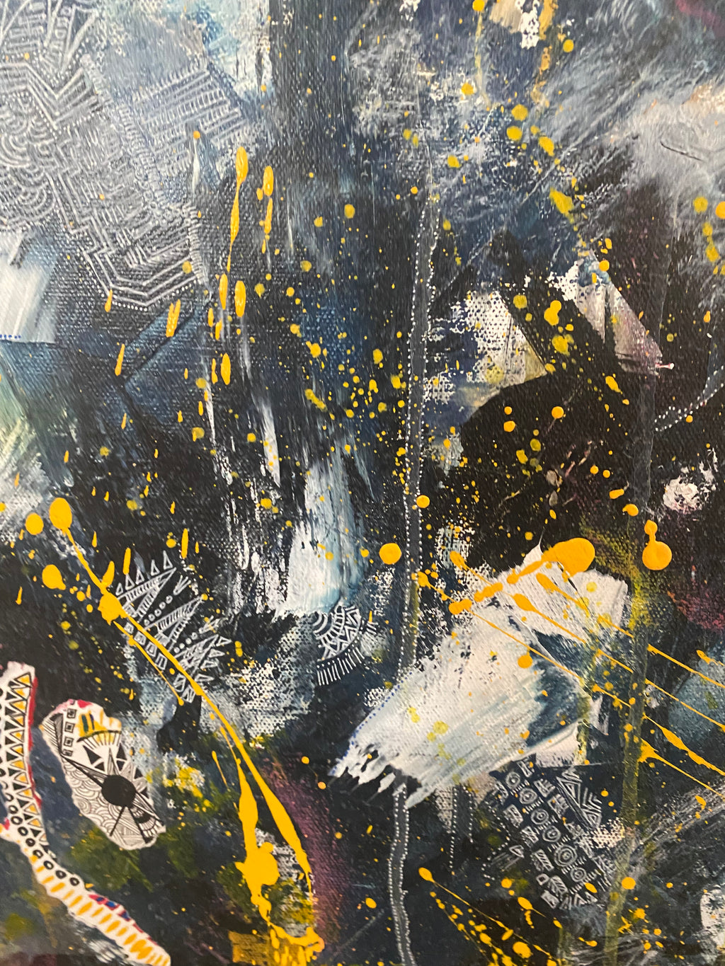 Light Pours Through Painting