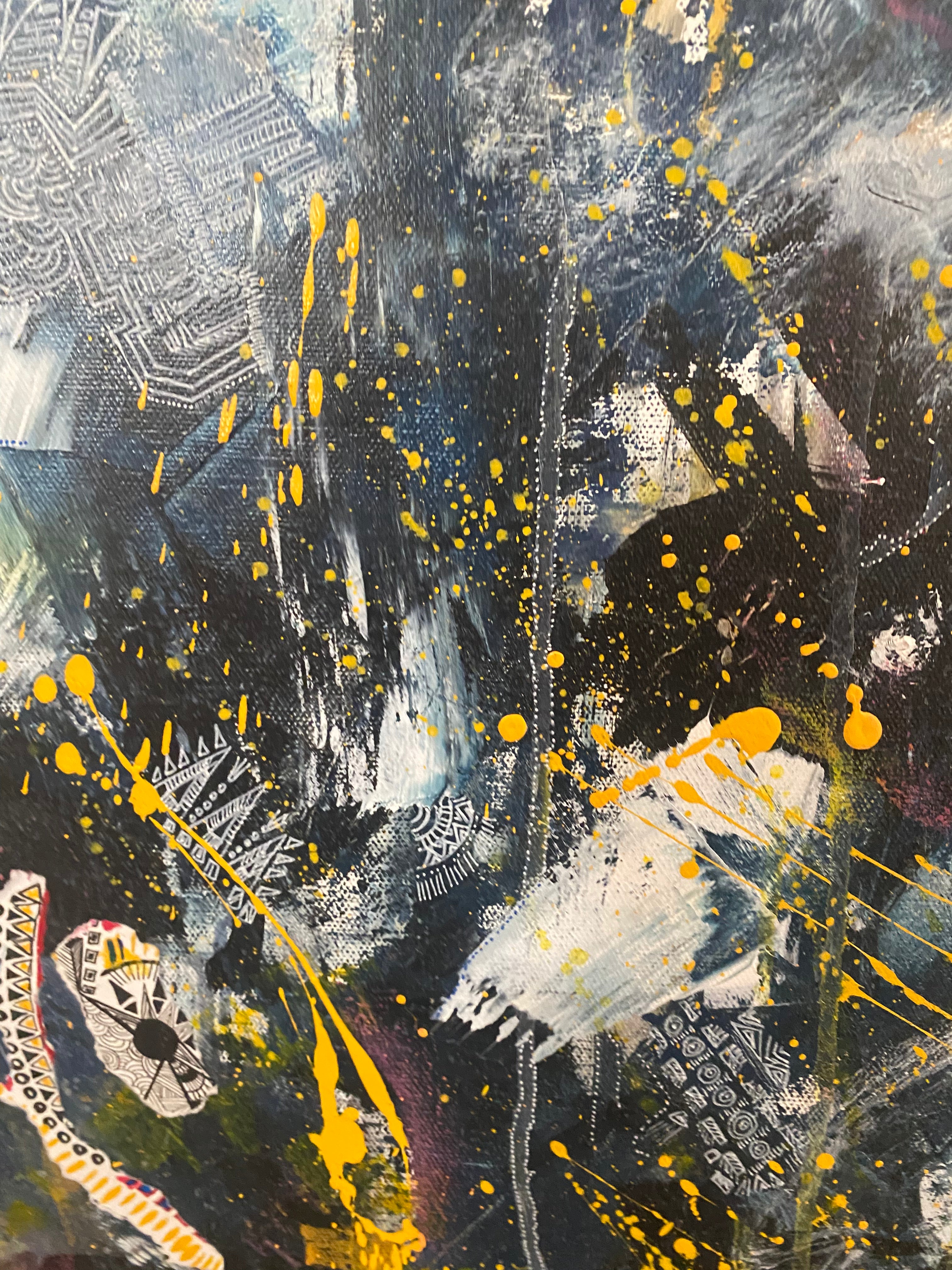 Light Pours Through Painting
