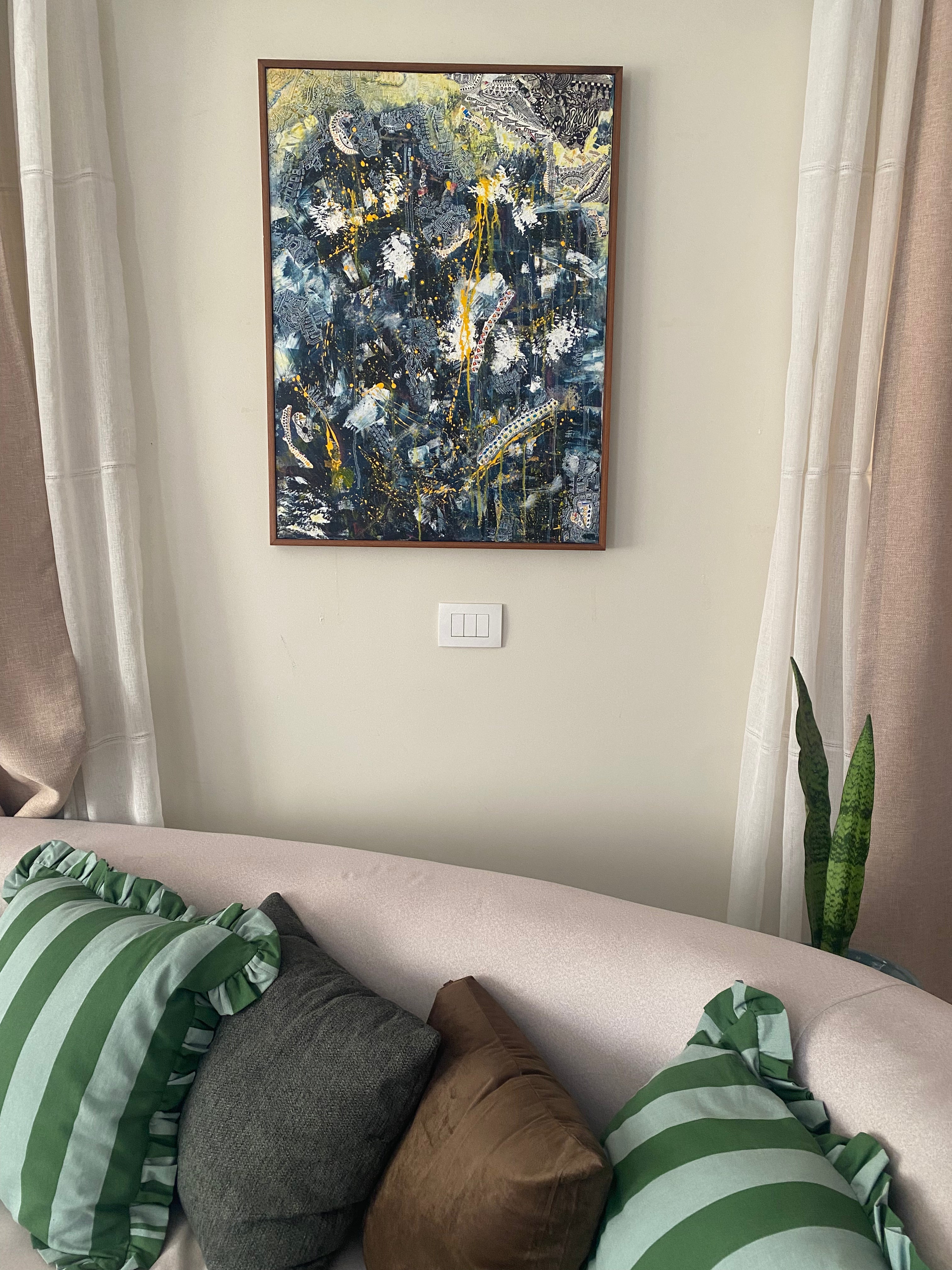 Light Pours Through Painting