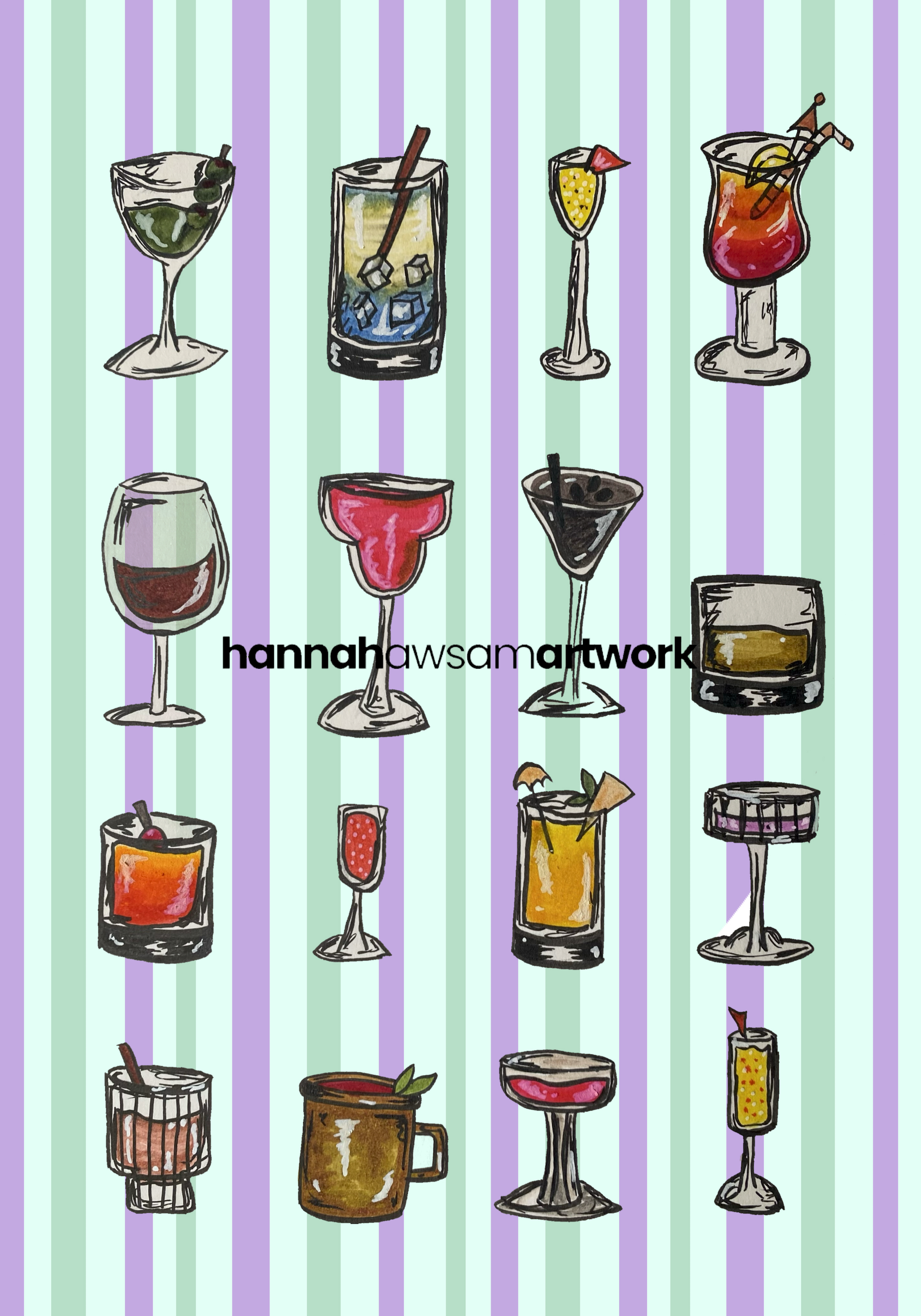 The Bar Cart Set